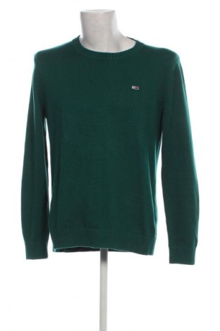 Pulover de bărbați Tommy Jeans, Mărime L, Culoare Verde, Preț 254,61 Lei