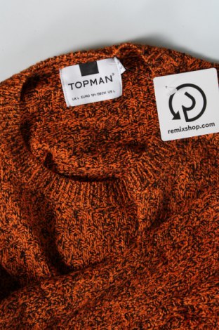 Herrenpullover Topman, Größe L, Farbe Orange, Preis 8,49 €