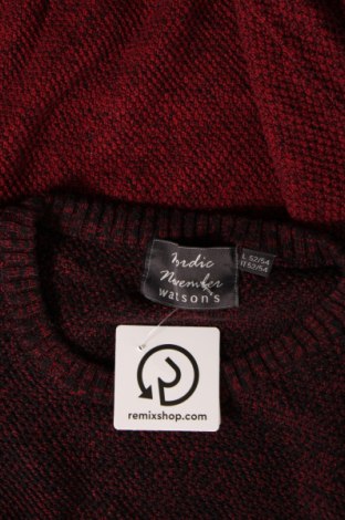 Herrenpullover Watson's, Größe L, Farbe Rot, Preis € 23,66