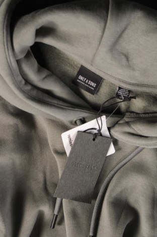 Férfi sweatshirt Only & Sons, Méret L, Szín Zöld, Ár 6 549 Ft