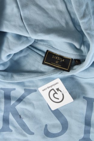 Herren Sweatshirt SikSilk, Größe L, Farbe Blau, Preis € 28,53