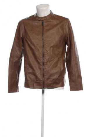 Herren Lederjacke Primark, Größe M, Farbe Braun, Preis 18,99 €