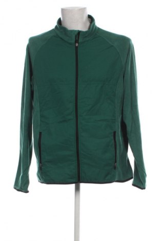 Ανδρική ζακέτα fleece Team, Μέγεθος L, Χρώμα Πράσινο, Τιμή 24,12 €