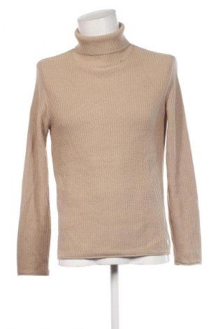 Herren Rollkragen Jack & Jones, Größe M, Farbe Beige, Preis € 11,79