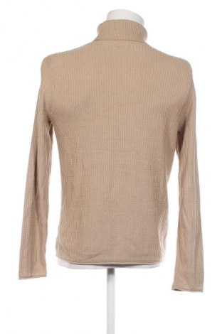 Herren Rollkragen Jack & Jones, Größe M, Farbe Beige, Preis € 11,99