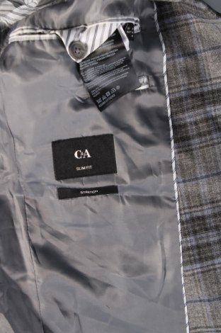 Herren Sakko C&A, Größe S, Farbe Grau, Preis € 7,99