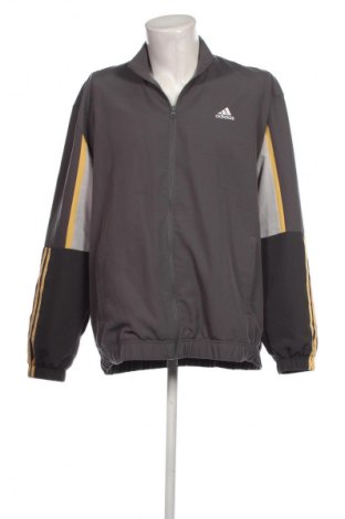 Ανδρική αθλητική ζακέτα Adidas, Μέγεθος XL, Χρώμα Γκρί, Τιμή 36,19 €
