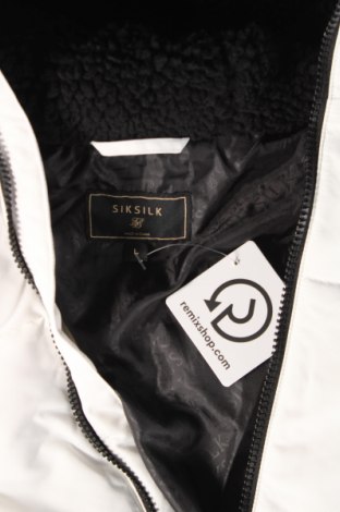 Herrenjacke SikSilk, Größe L, Farbe Weiß, Preis € 42,49