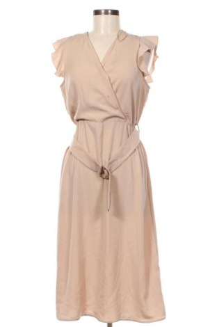 Kleid Naf Naf, Größe M, Farbe Beige, Preis 27,84 €