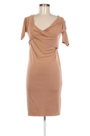 Kleid Zara Trafaluc, Größe L, Farbe Beige, Preis 15,22 €