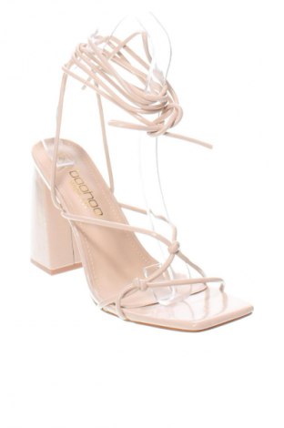 Sandalen Boohoo, Größe 39, Farbe Beige, Preis 15,99 €