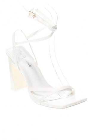 Sandalen Public Desire, Größe 39, Farbe Weiß, Preis 18,99 €