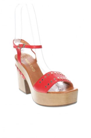 Sandalen Weekend by Pedro Miralles, Größe 37, Farbe Rot, Preis € 17,99