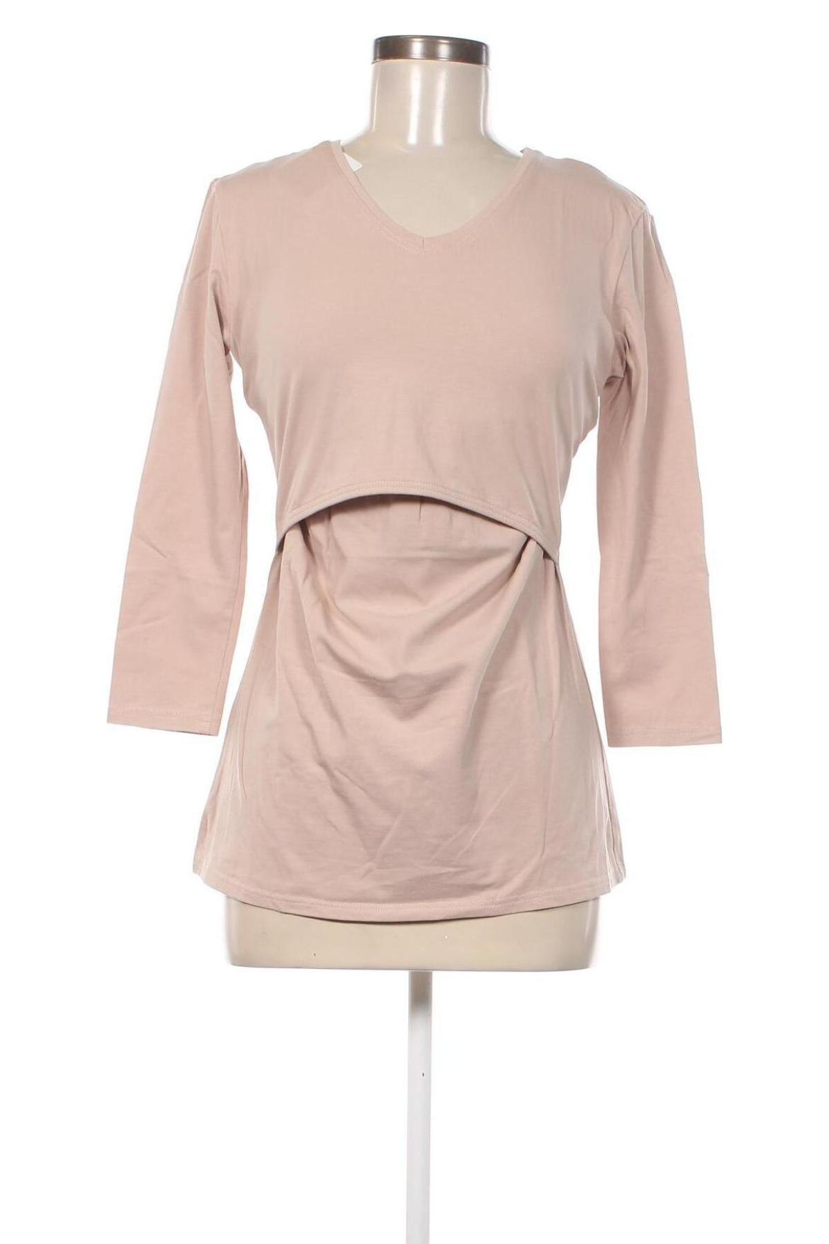 Damen Shirt, Größe M, Farbe Beige, Preis 4,99 €