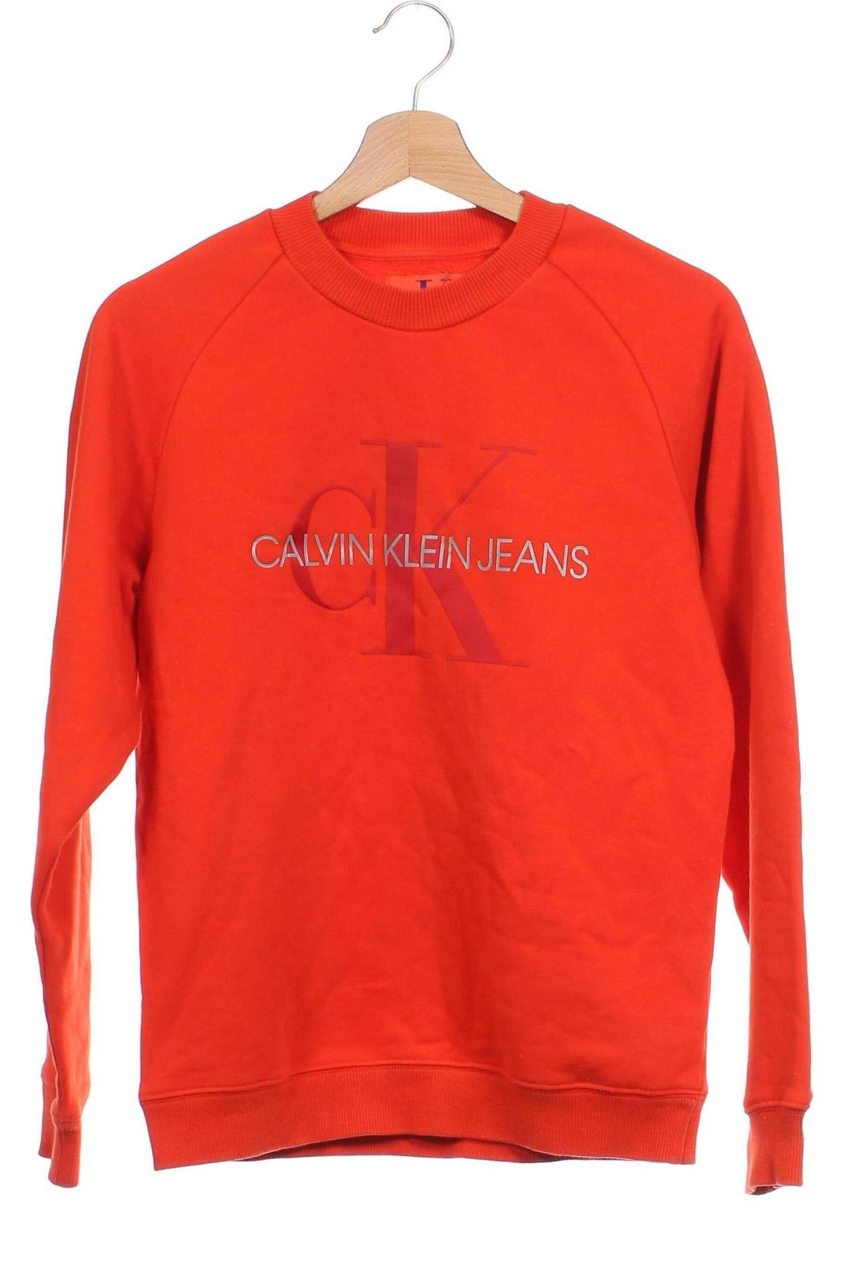 Damen Shirt Calvin Klein, Größe XS, Farbe Orange, Preis 45,52 €