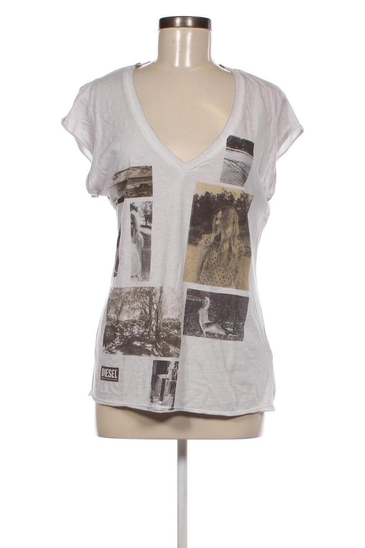 Damen T-Shirt Diesel, Größe L, Farbe Grau, Preis € 20,17