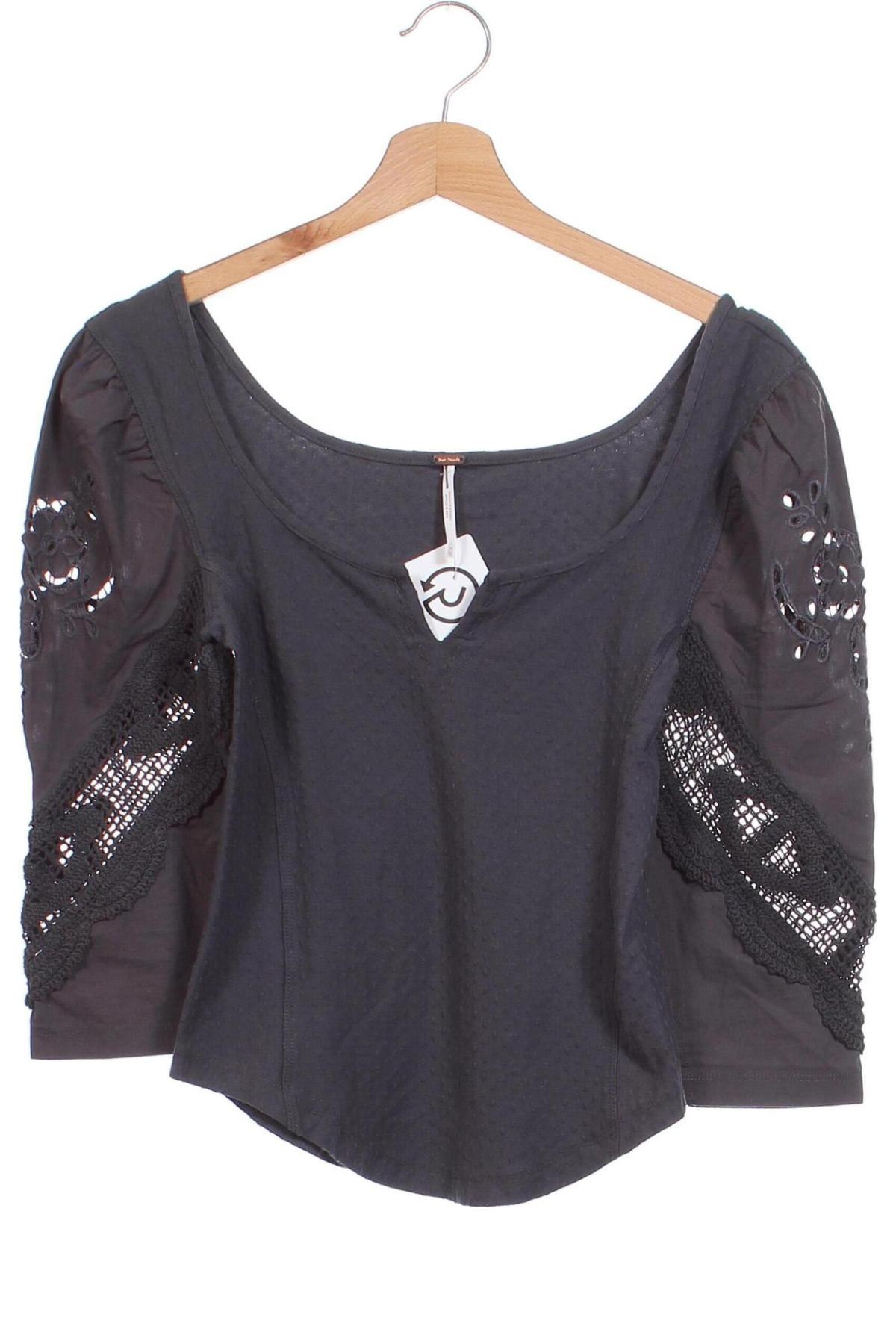 Damen Shirt Free People, Größe XS, Farbe Grau, Preis € 17,04