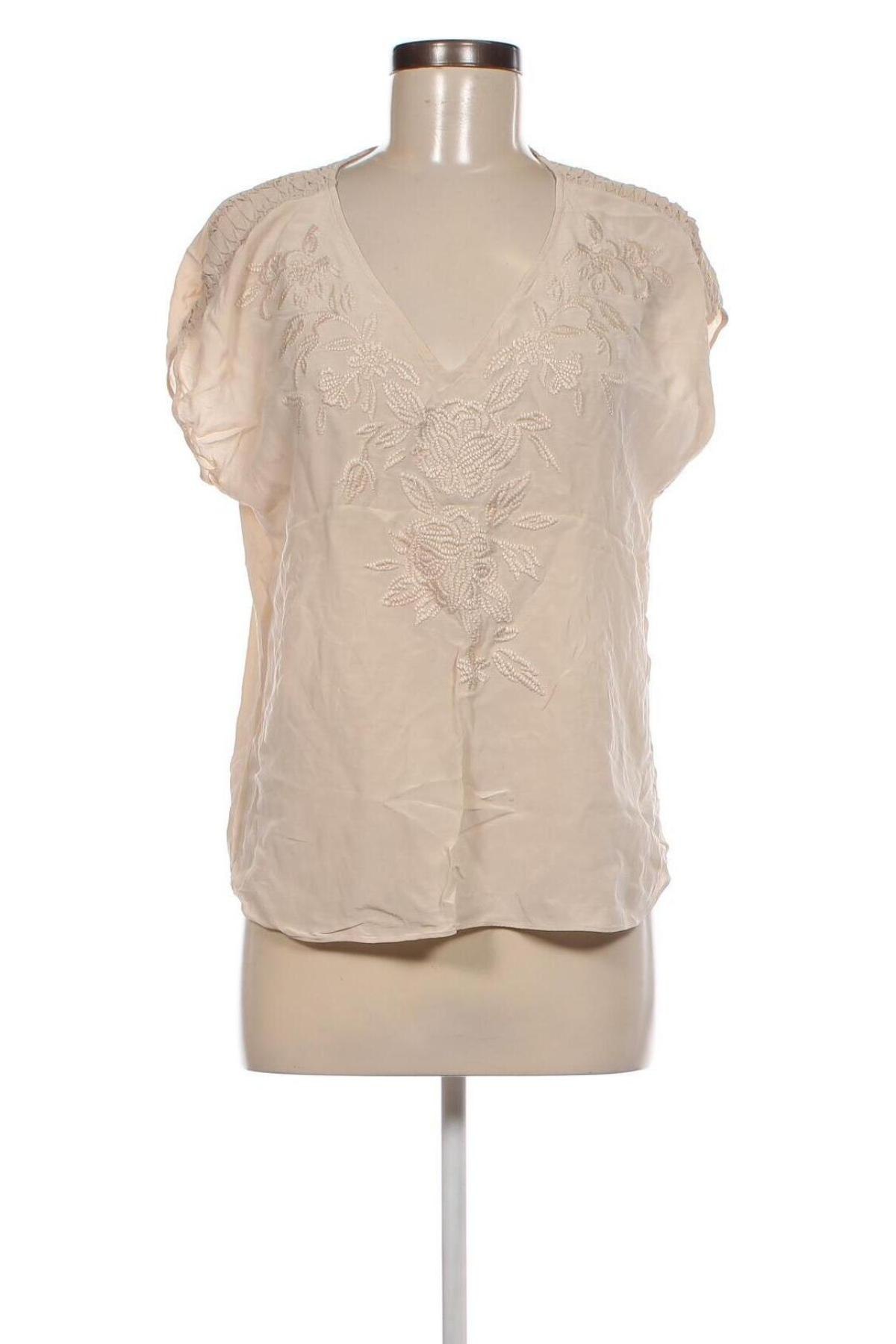 Damen Shirt Massimo Dutti, Größe L, Farbe Beige, Preis 24,46 €