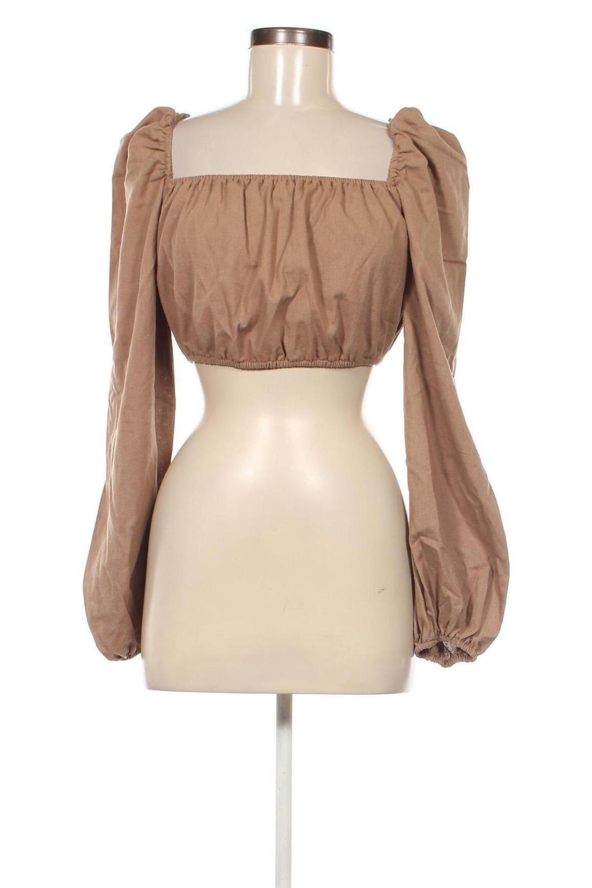 Damen Shirt Missguided, Größe M, Farbe Braun, Preis € 9,72