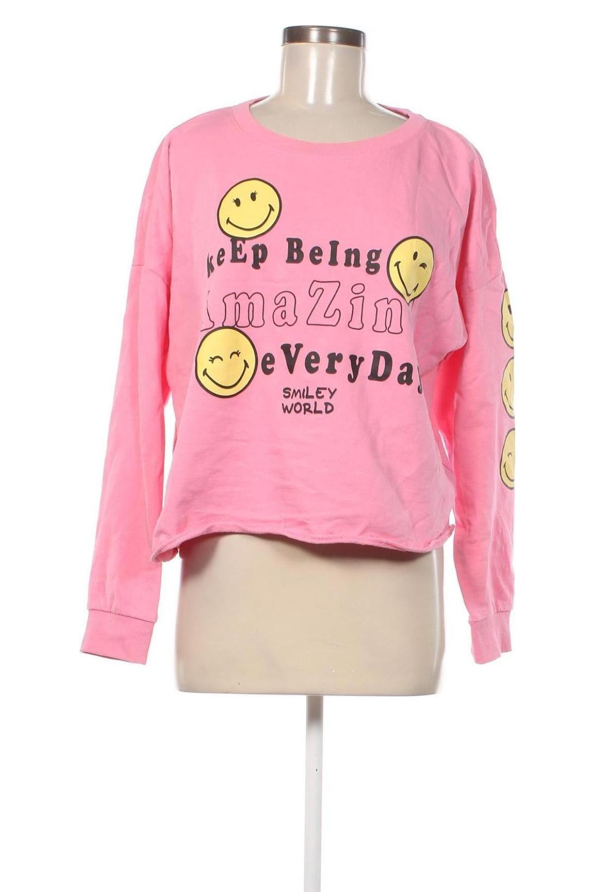 Damen Shirt Smiley World, Größe S, Farbe Rosa, Preis € 4,99