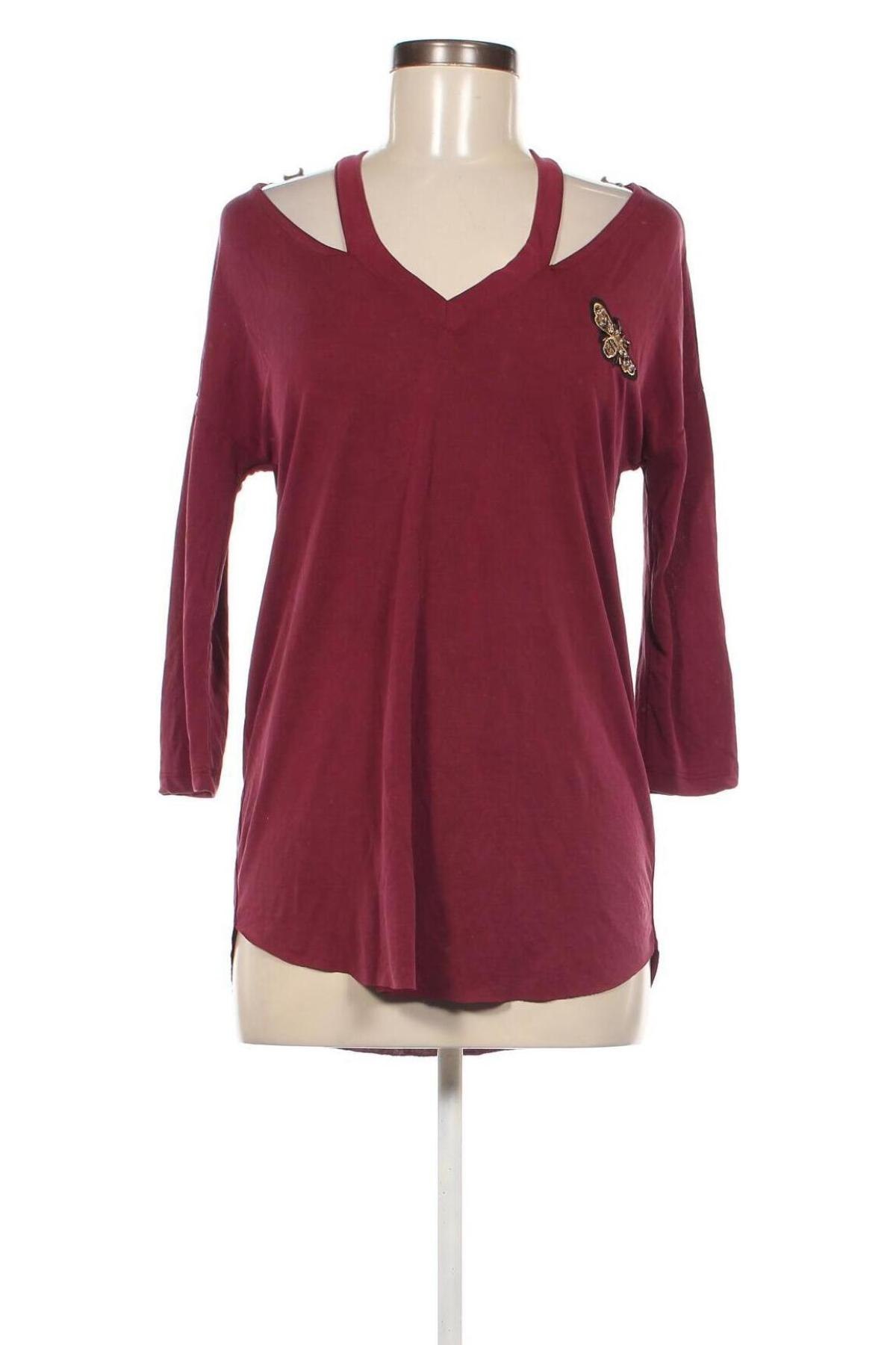 Damen Shirt Stradivarius, Größe M, Farbe Rot, Preis 4,79 €