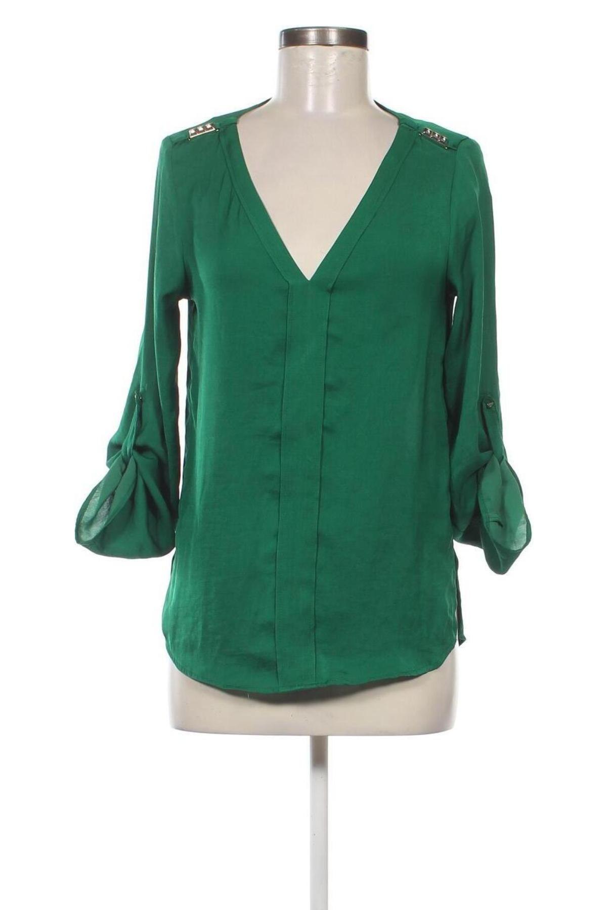 Damen Shirt Zara, Größe S, Farbe Grün, Preis 5,08 €