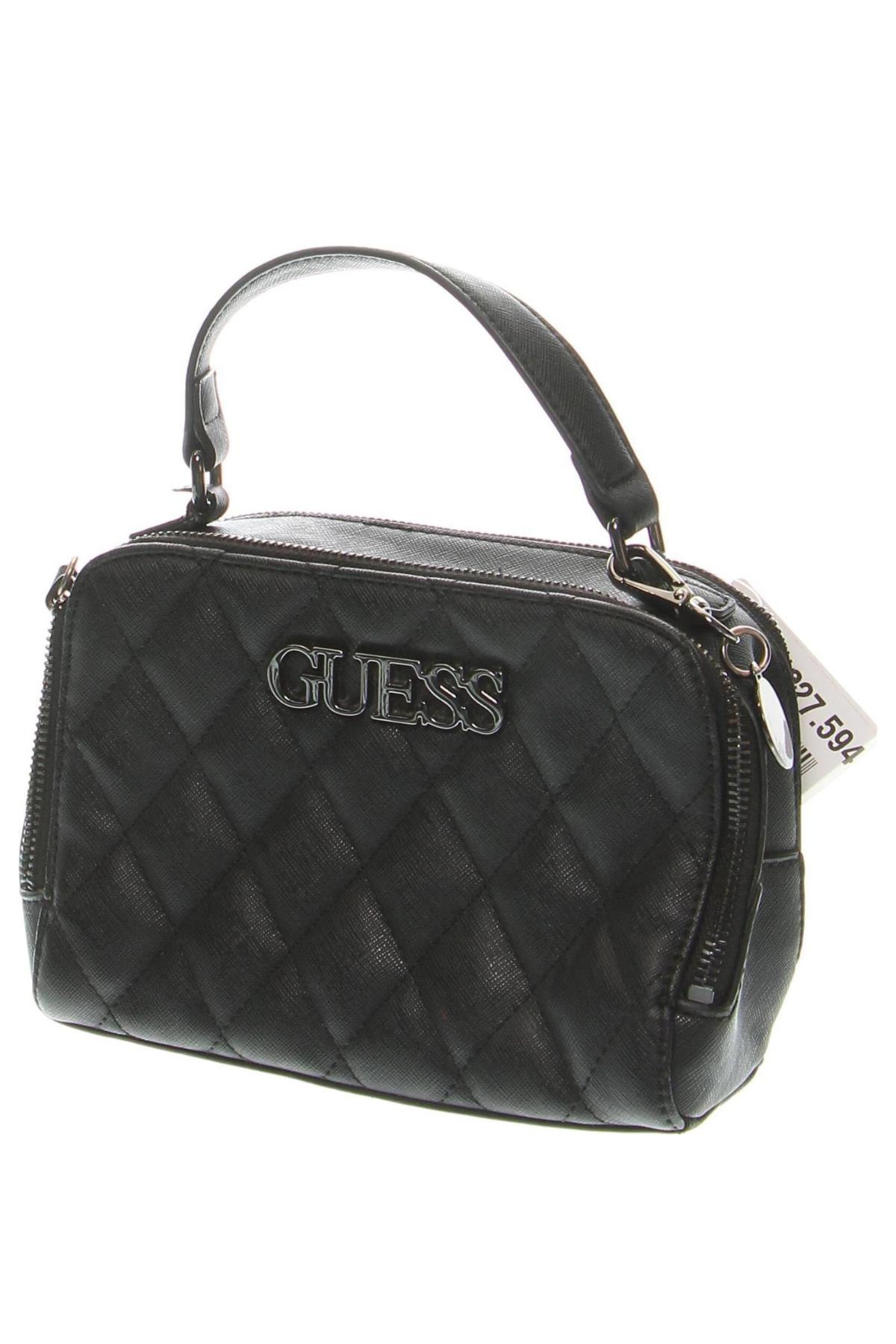 Дамска чанта Guess, Цвят Черен, Цена 132,79 лв.