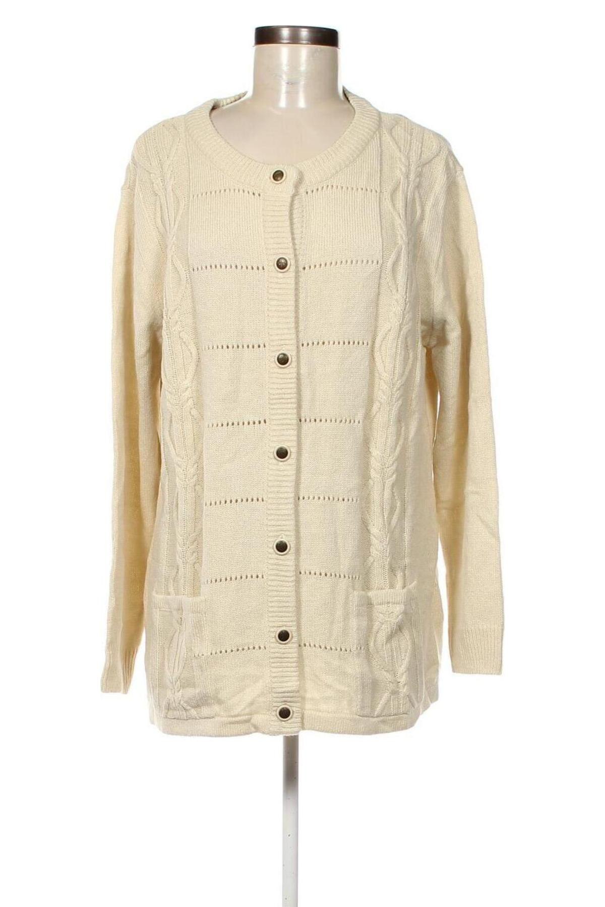 Damen Strickjacke, Größe XL, Farbe Beige, Preis 7,49 €