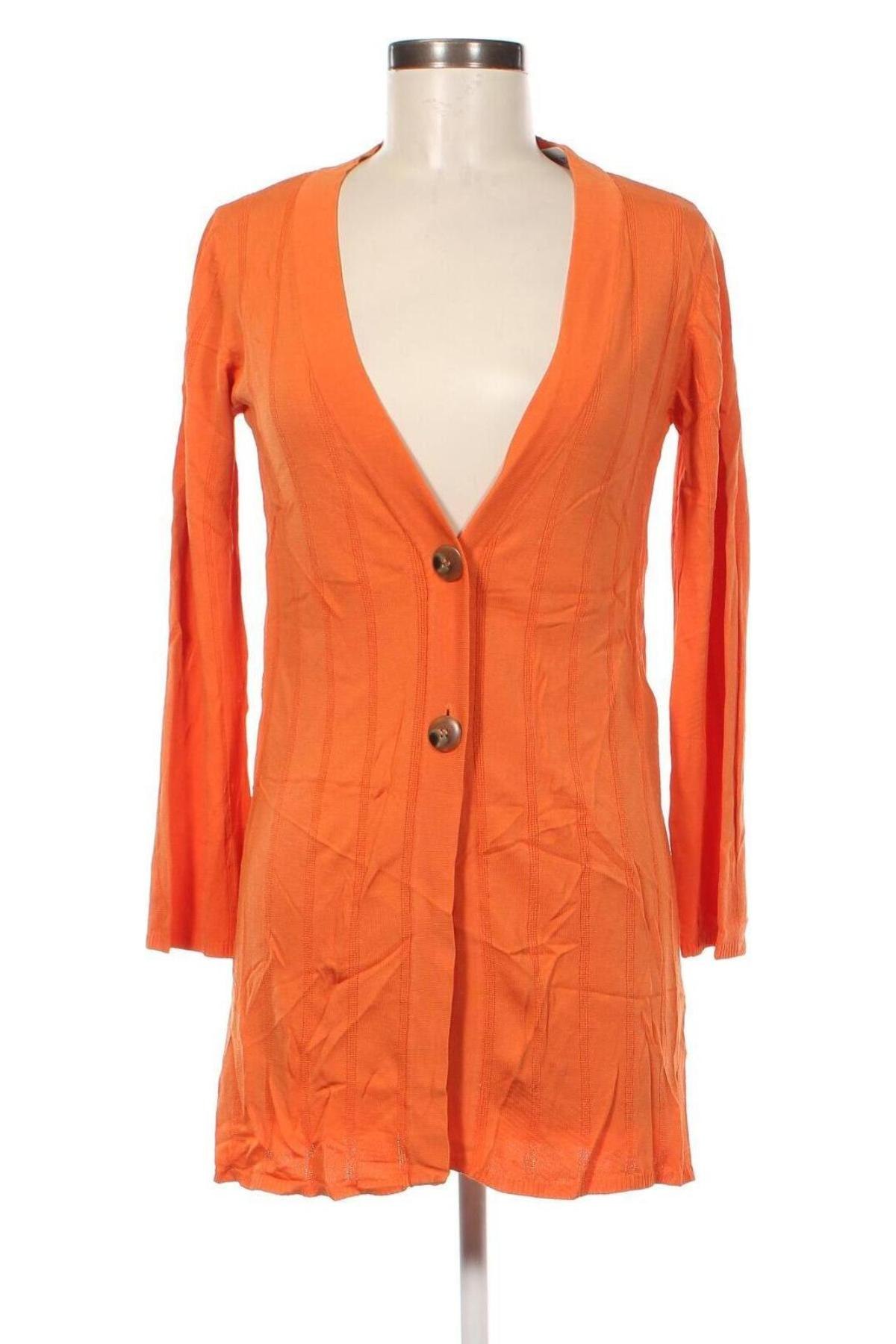 Damen Strickjacke, Größe S, Farbe Orange, Preis € 4,49