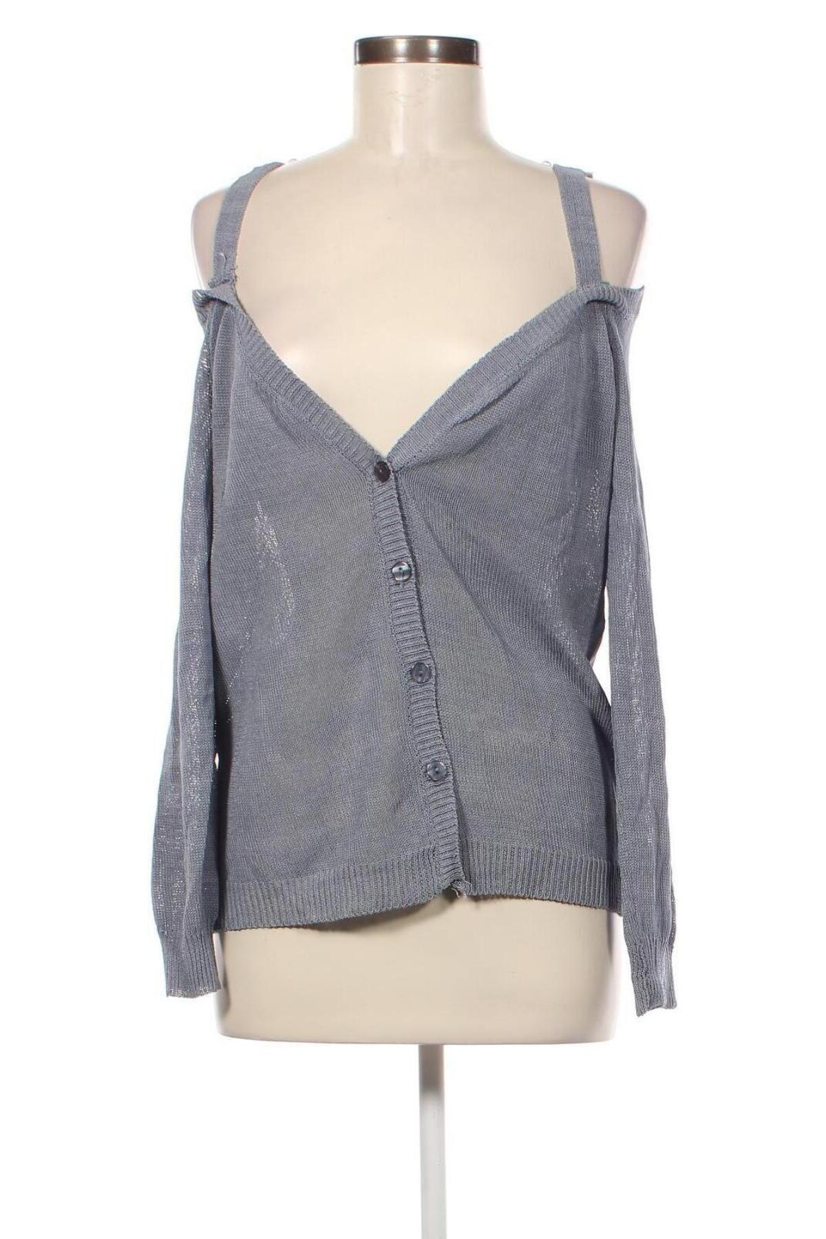 Cardigan de damă, Mărime M, Culoare Albastru, Preț 95,39 Lei