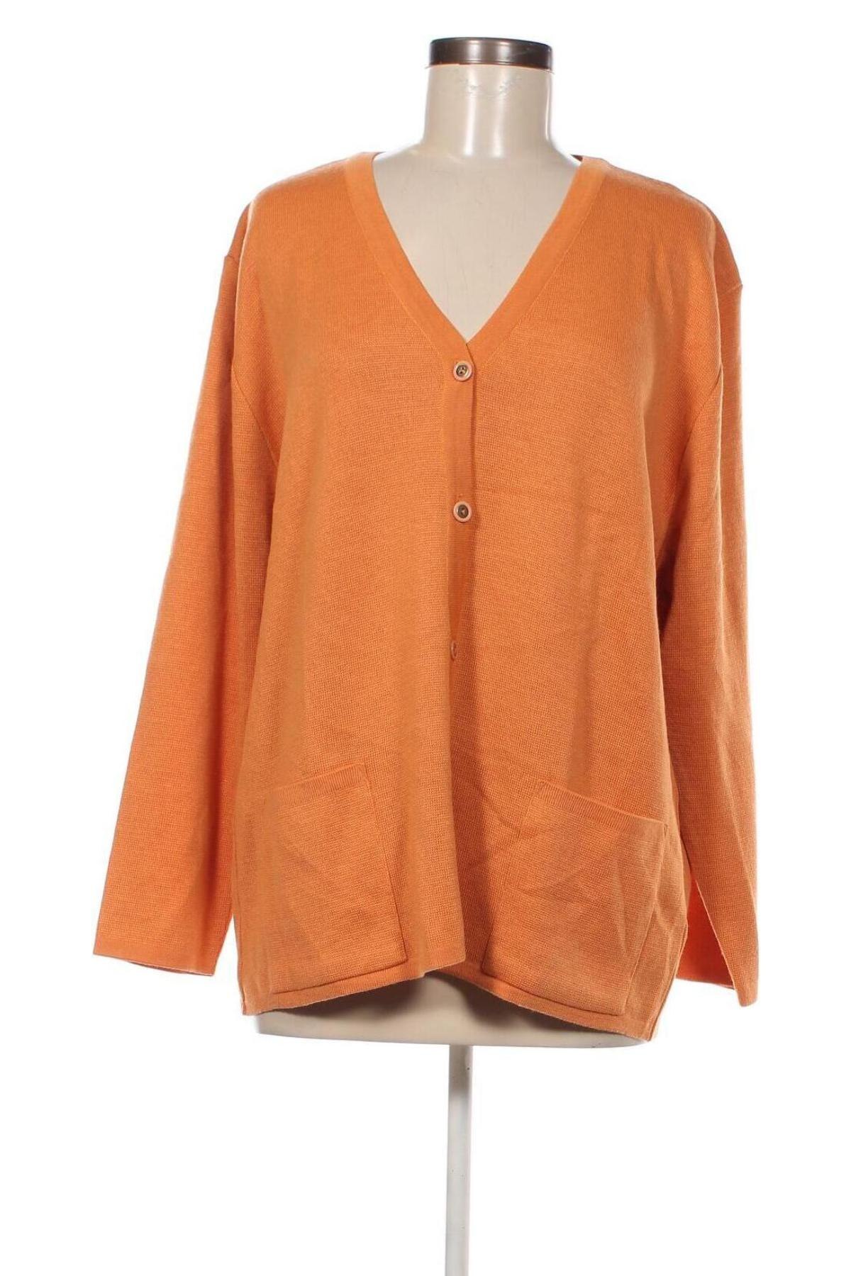 Damen Strickjacke, Größe XL, Farbe Orange, Preis € 7,49