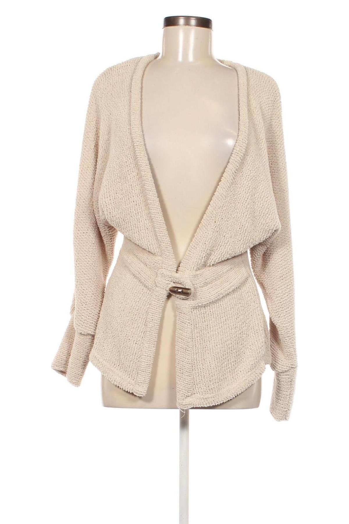 Damen Strickjacke, Größe L, Farbe Beige, Preis 9,49 €