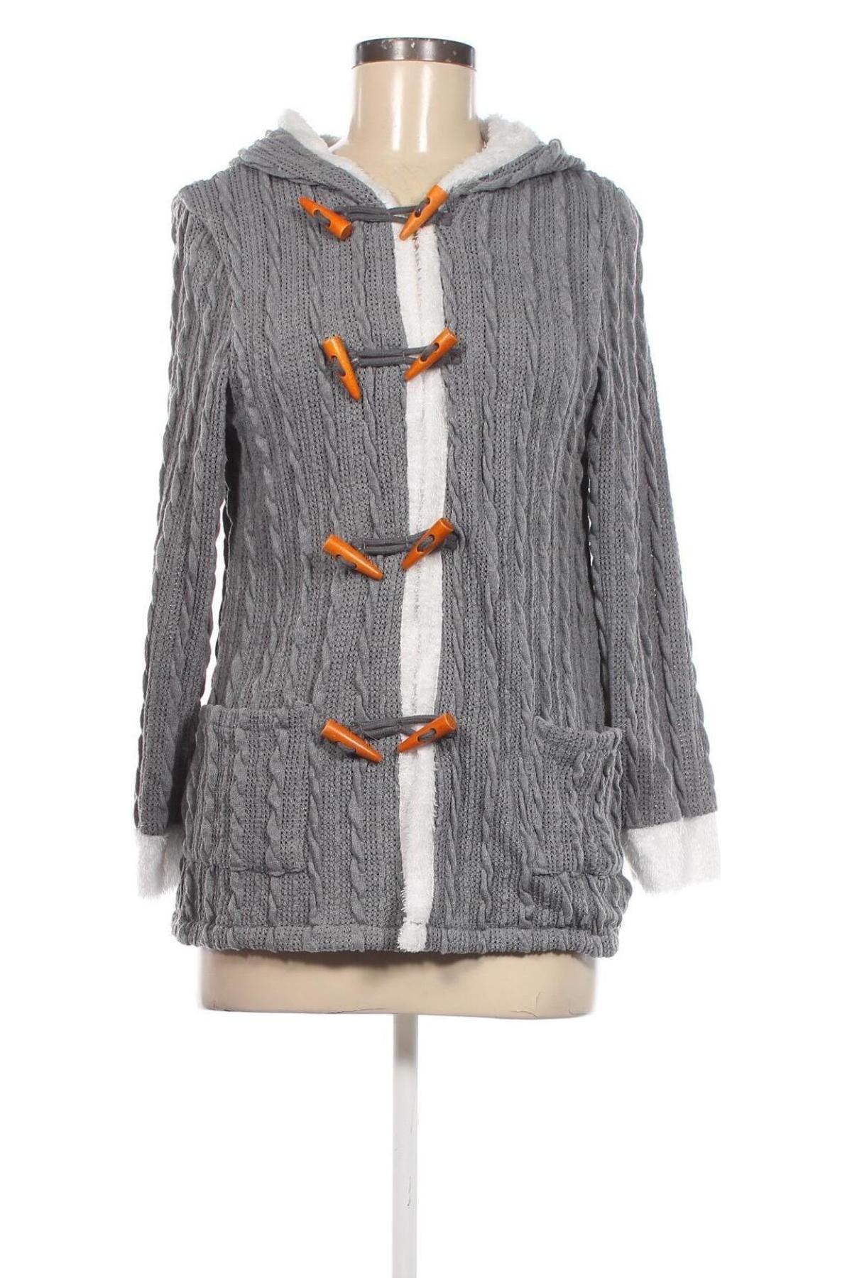 Cardigan de damă, Mărime M, Culoare Gri, Preț 33,99 Lei