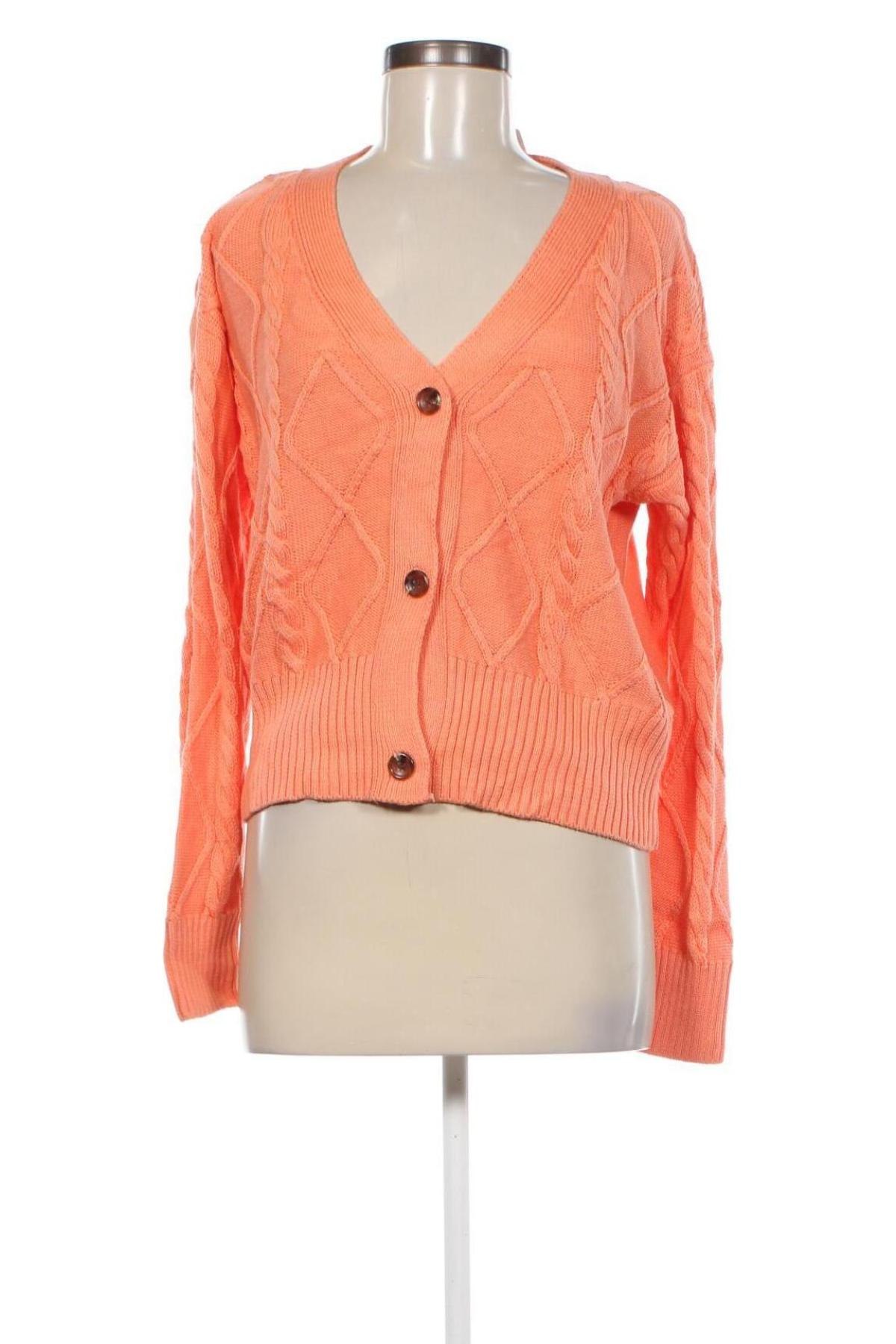 Damen Strickjacke Buffalo, Größe M, Farbe Orange, Preis € 3,99