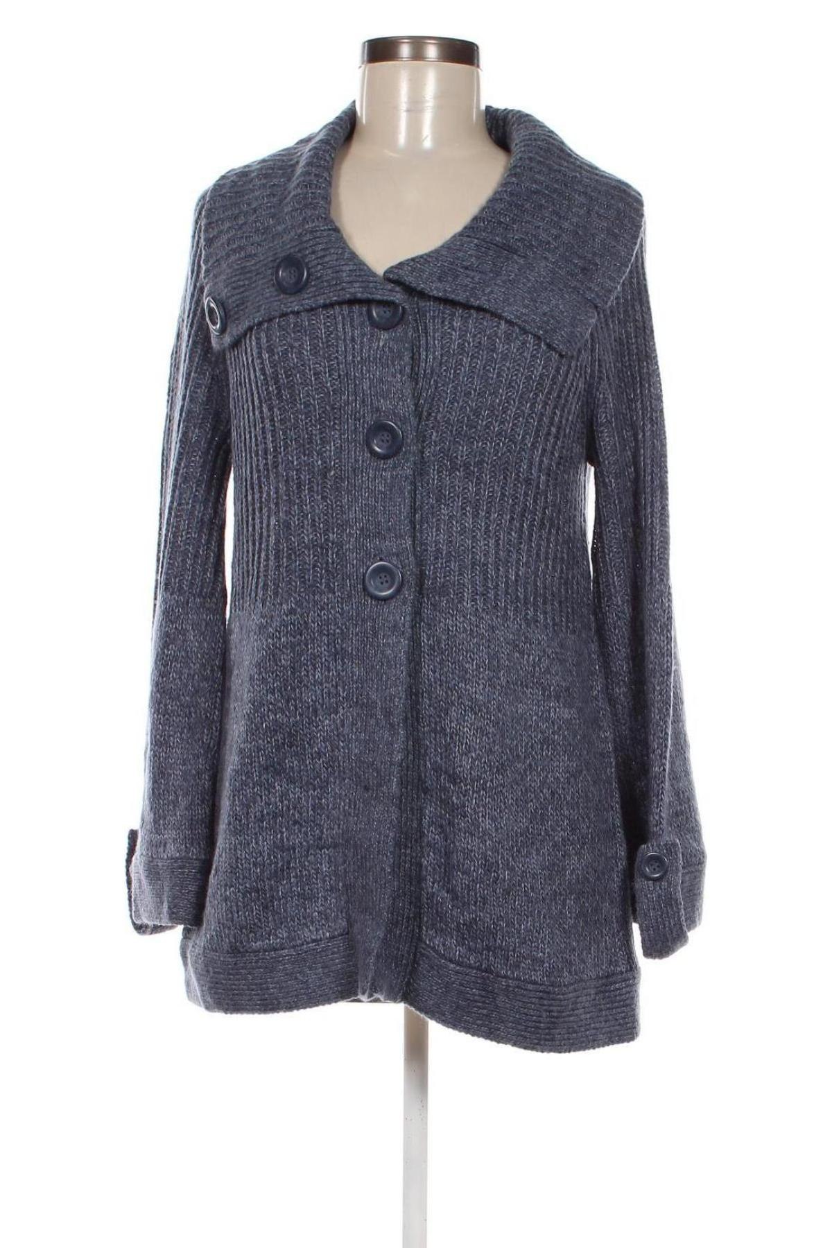 Damen Strickjacke Carolyn Taylor, Größe L, Farbe Blau, Preis 7,49 €