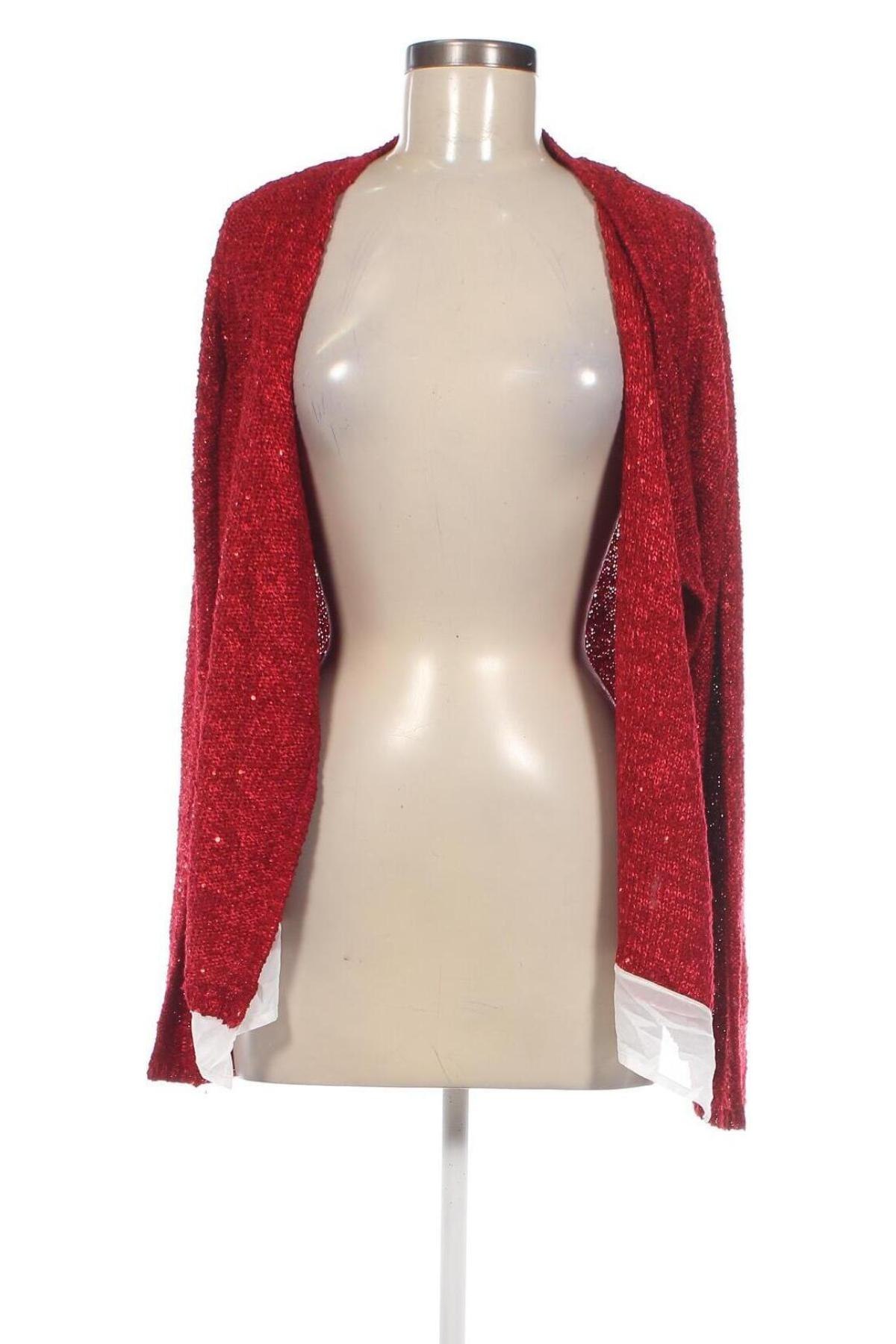 Damen Strickjacke Cool Code, Größe L, Farbe Rot, Preis € 4,99