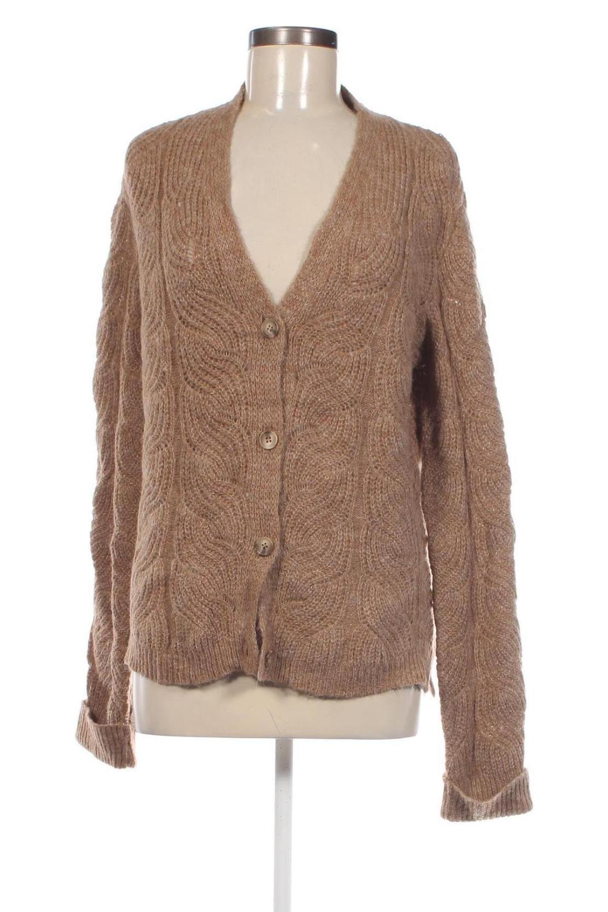 Damen Strickjacke Dine 'n' Dance, Größe L, Farbe Beige, Preis 4,99 €