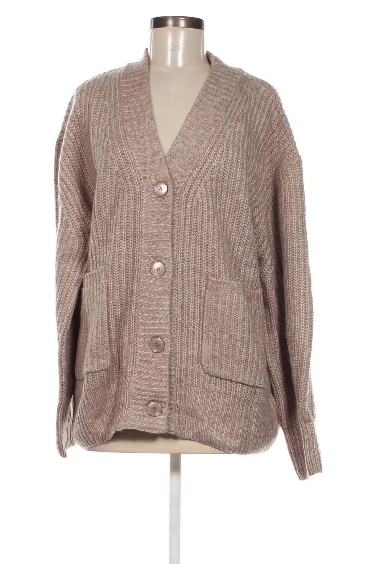 Damen Strickjacke Essentials by Tchibo, Größe XL, Farbe Beige, Preis € 7,49