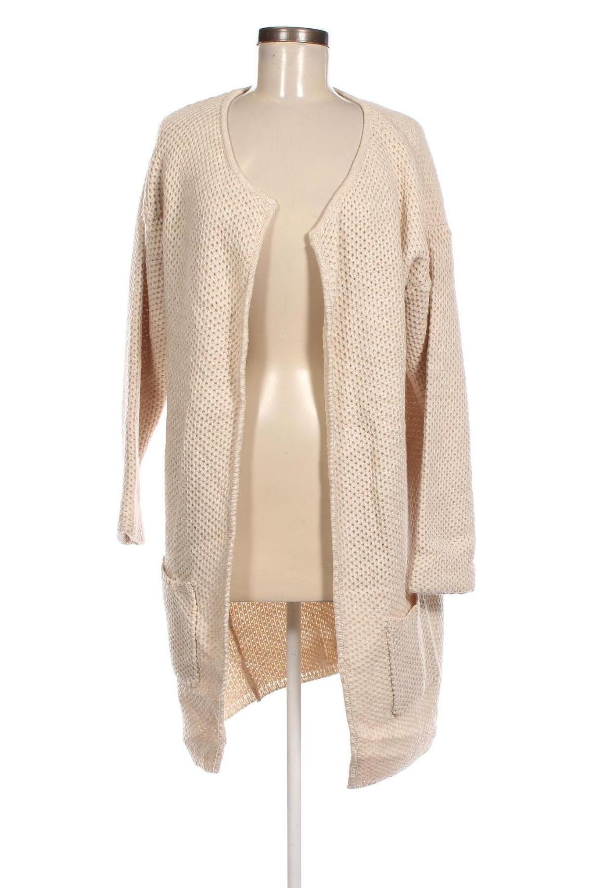 Damen Strickjacke Flame, Größe XL, Farbe Beige, Preis € 7,49