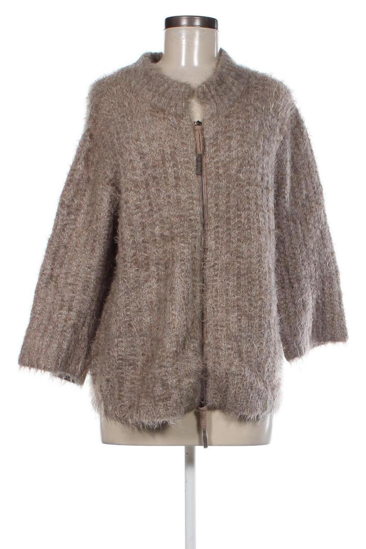 Damen Strickjacke Gustav, Größe L, Farbe Beige, Preis € 23,99