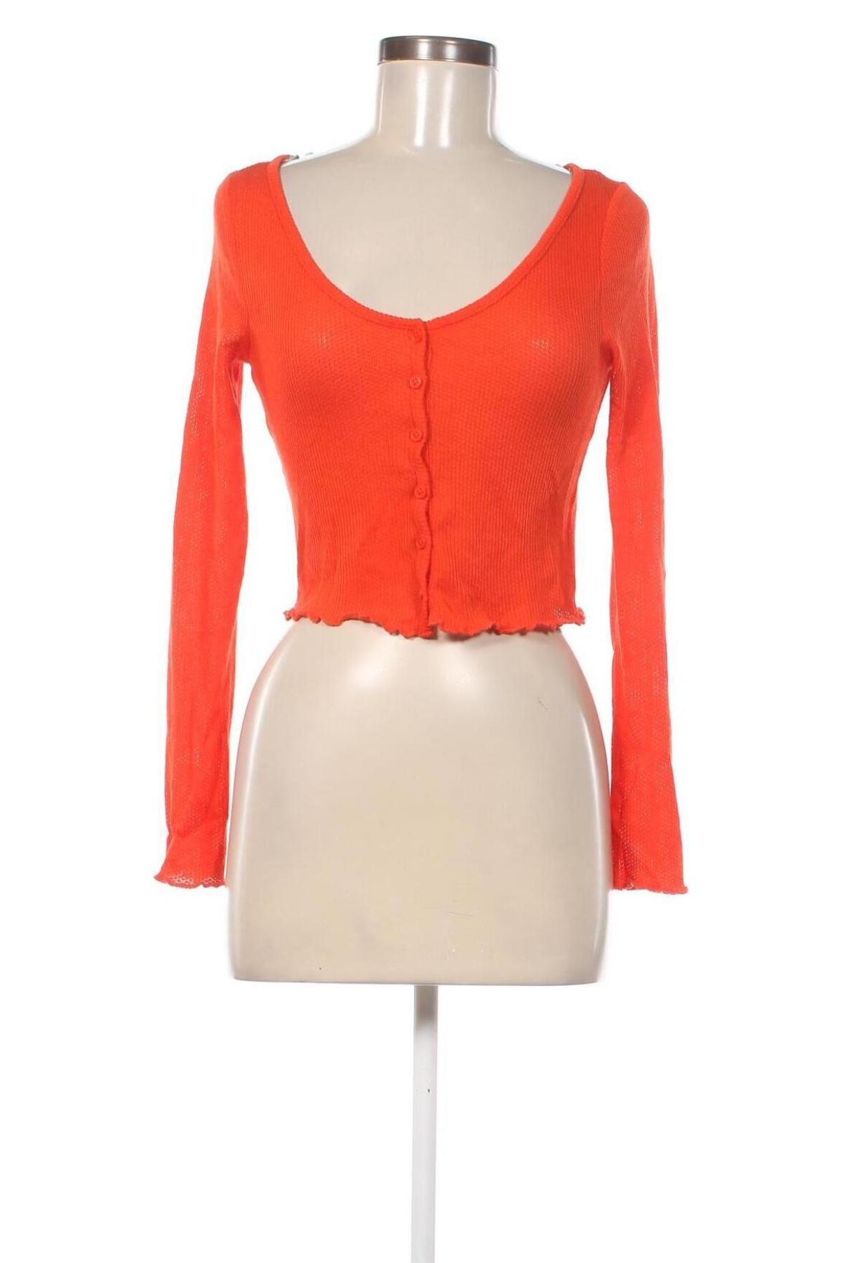 Damen Strickjacke H&M Divided, Größe S, Farbe Orange, Preis € 4,99