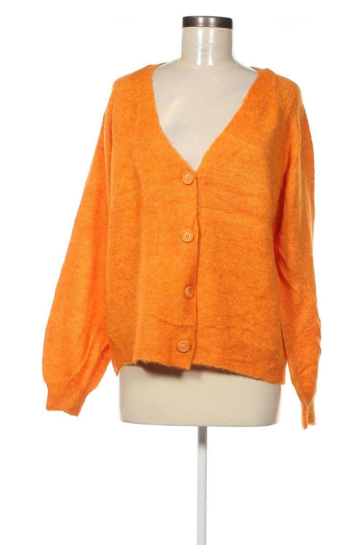 Cardigan de damă Ichi, Mărime M, Culoare Portocaliu, Preț 37,99 Lei