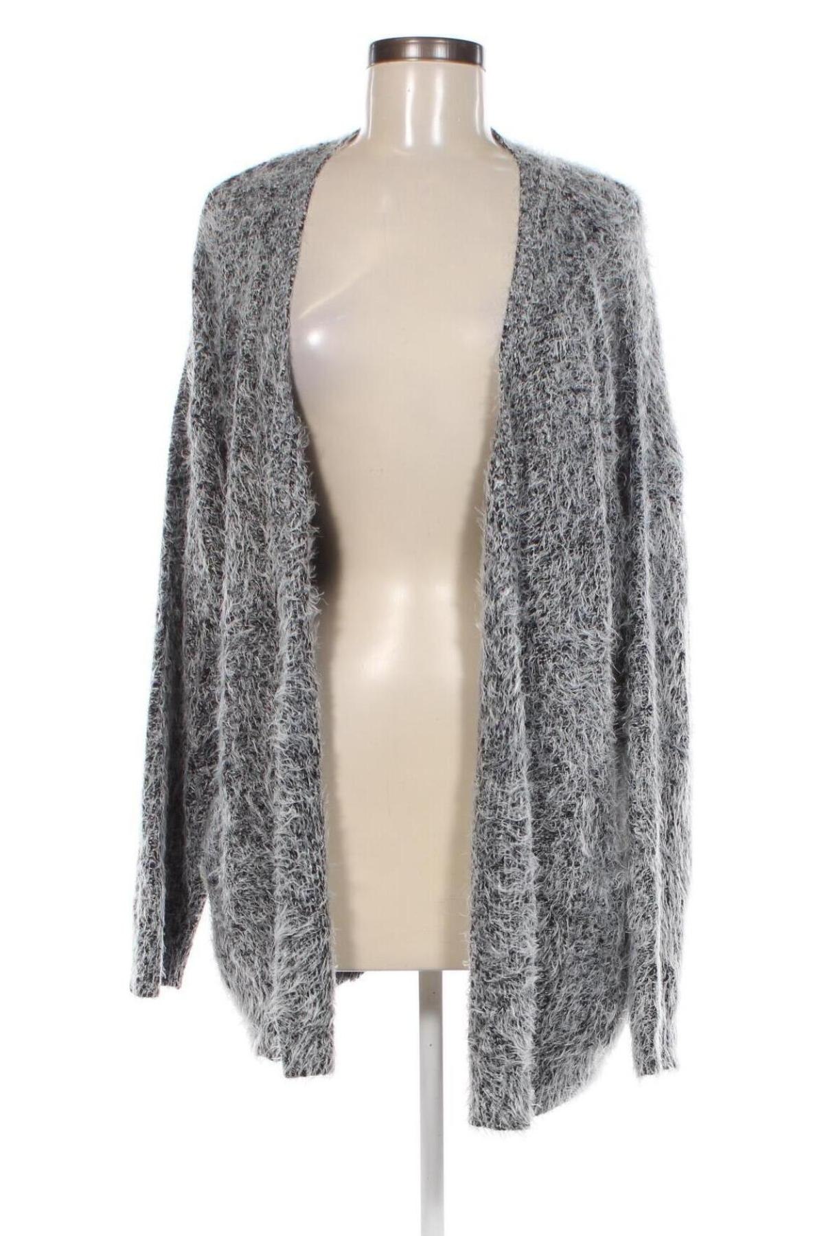 Cardigan de damă Laura Torelli, Mărime L, Culoare Gri, Preț 33,99 Lei