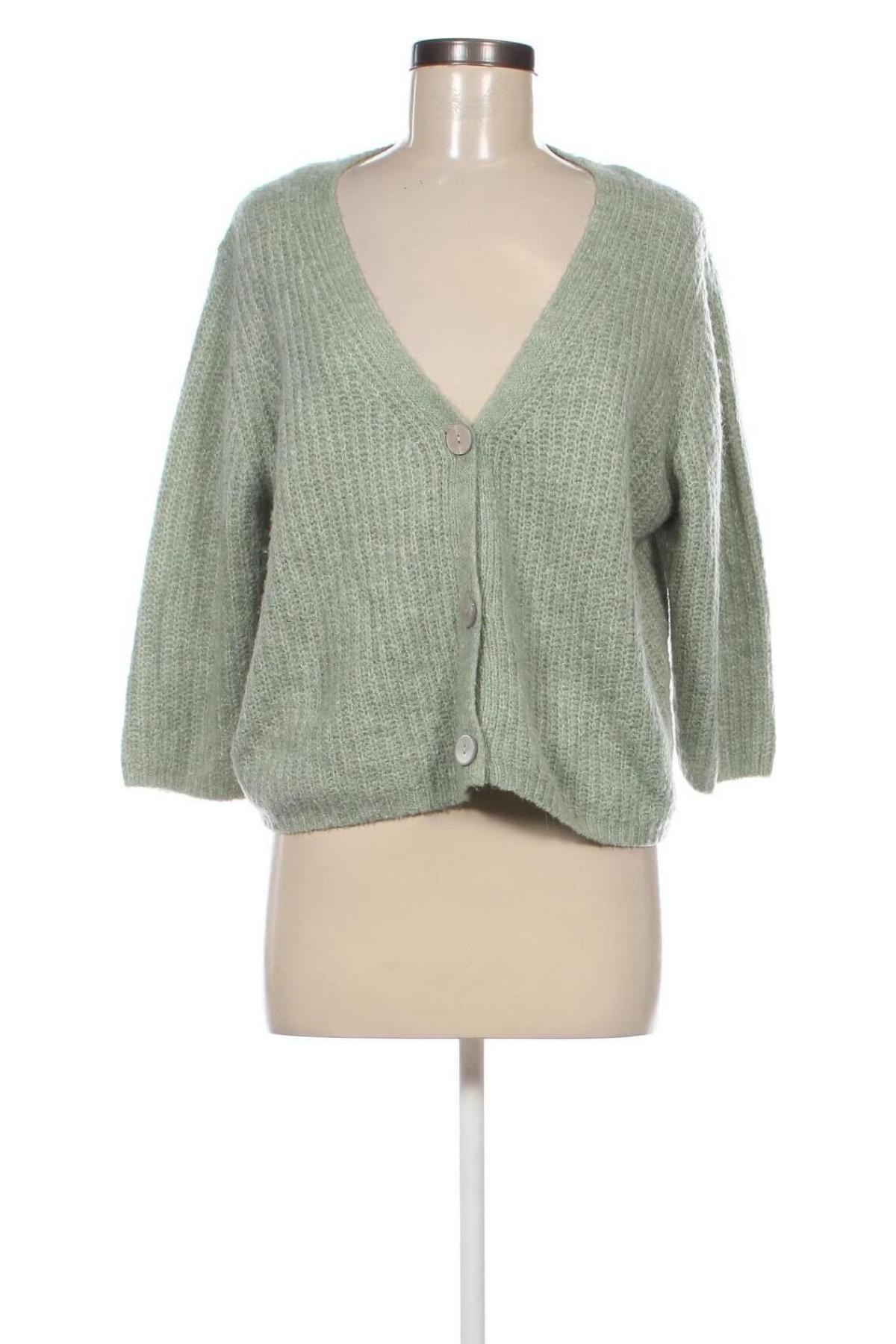 Cardigan de damă Lindex, Mărime M, Culoare Verde, Preț 44,99 Lei