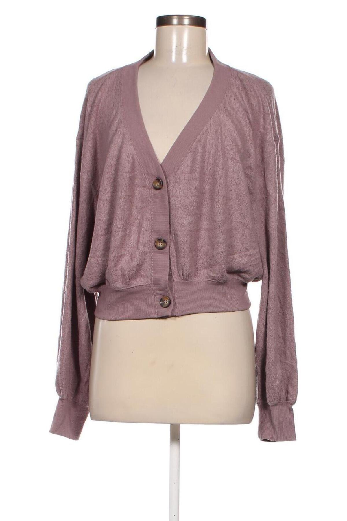 Damen Strickjacke Love Tree, Größe L, Farbe Lila, Preis € 5,99