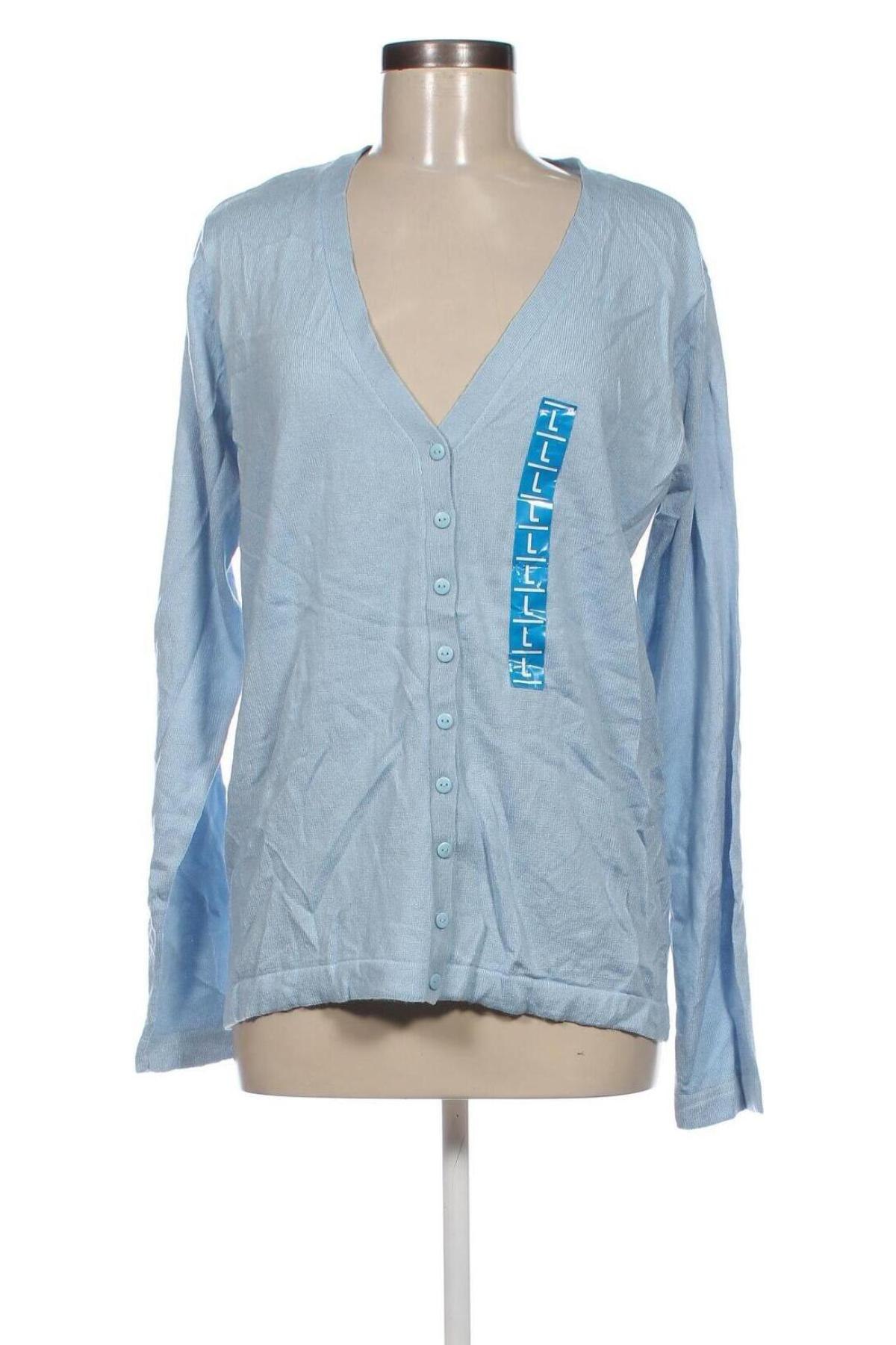 Damen Strickjacke Now, Größe L, Farbe Blau, Preis 4,99 €