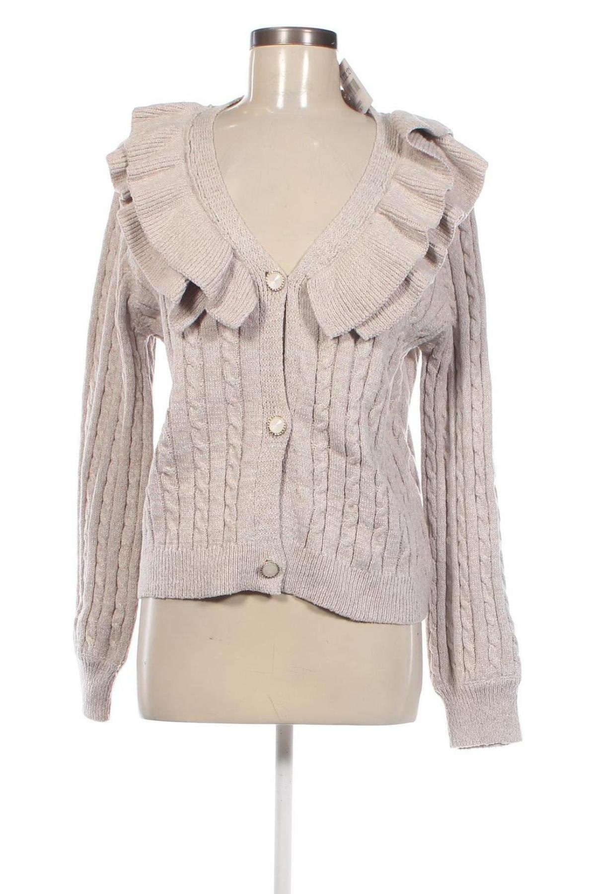 Damen Strickjacke SHEIN, Größe M, Farbe Beige, Preis € 7,49