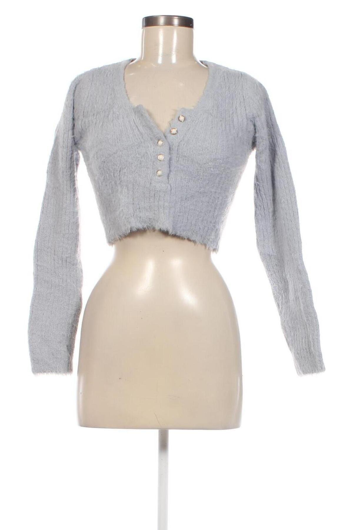 Cardigan de damă SHEIN, Mărime S, Culoare Gri, Preț 33,99 Lei