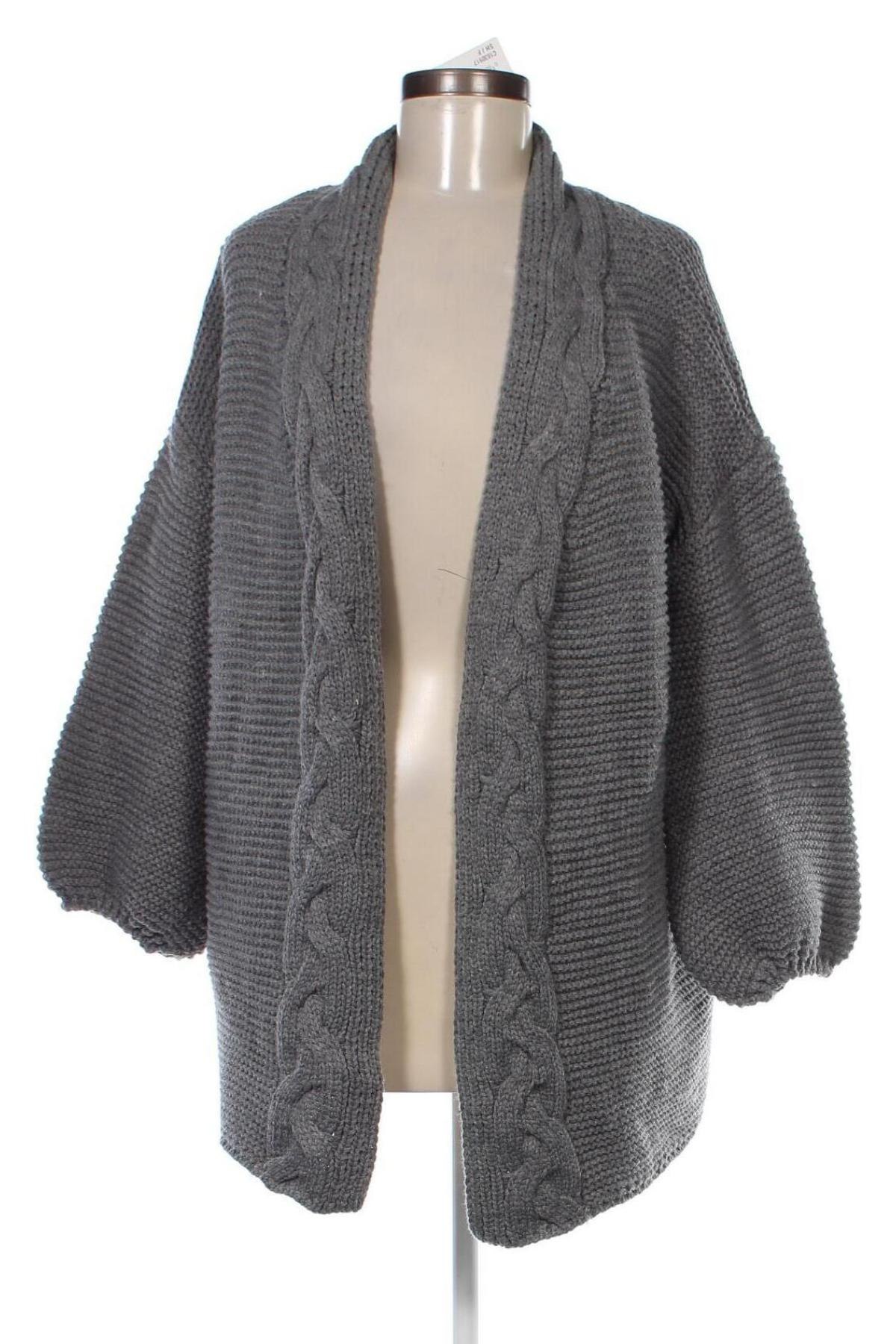 Cardigan de damă Sheilay, Mărime L, Culoare Gri, Preț 33,99 Lei