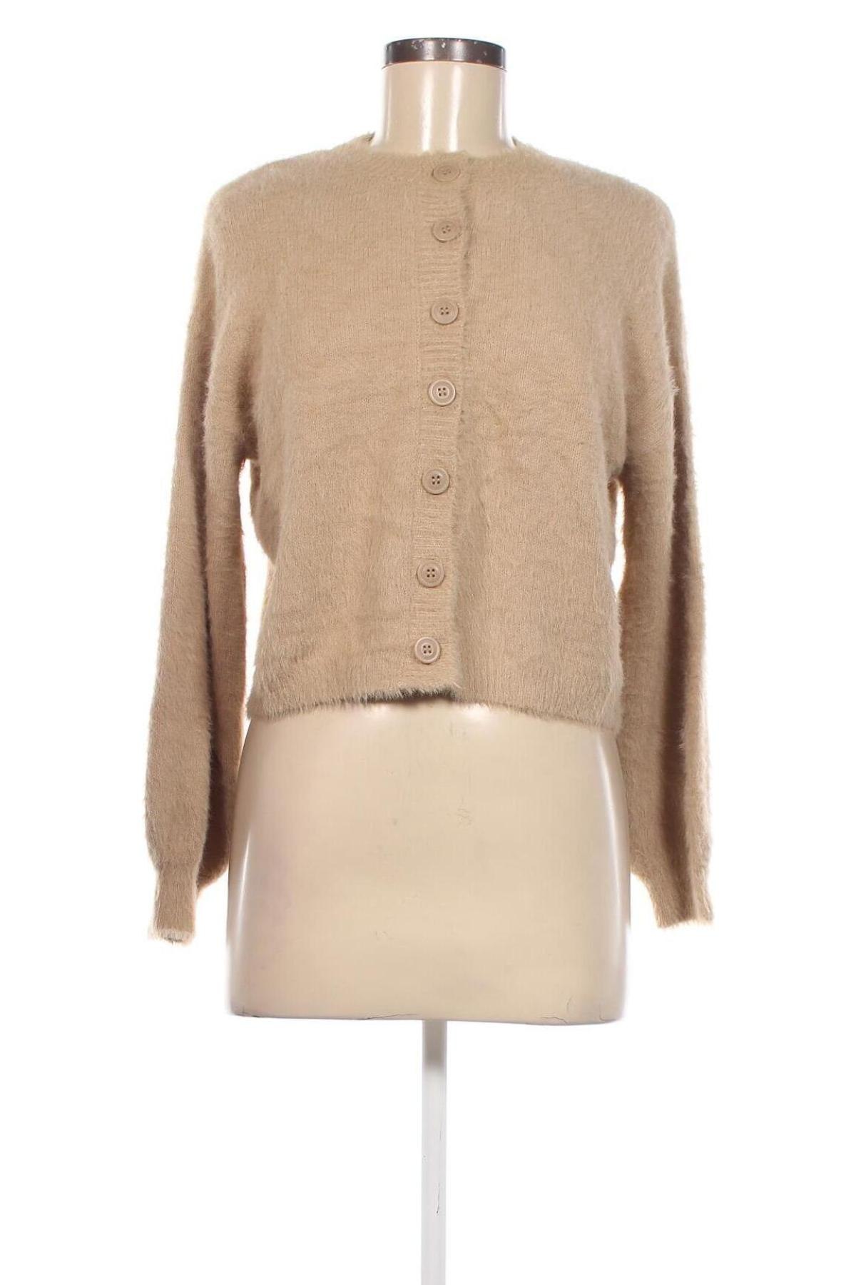 Damen Strickjacke Stradivarius, Größe S, Farbe Beige, Preis 7,49 €